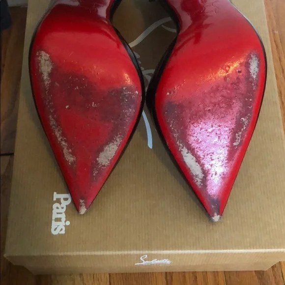 Christian Louboutin Iridescent Black Heels - Picture 5 of 7